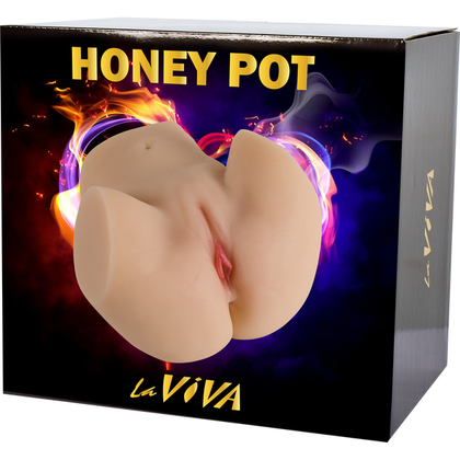Introducing the Sensual Pleasure Honey Pot TPE Sex Toy - Model HP-2021 - For Her, Designed for Intimate Delights, in Sultry Midnight Black