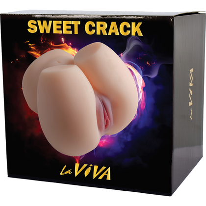 Introducing the Sensual Pleasure Sweet Crack TPE Male Masturbator - Model SC-5000 - Designed for Men - Ultimate Satisfaction for the Intimate Area - Sleek Onyx Black
