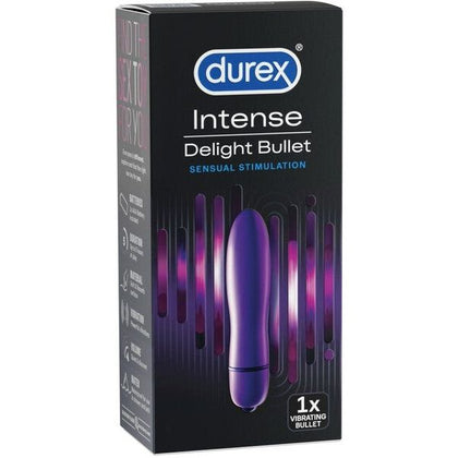 Durex Intense Delight Bullet Vibrator - Model X1 - Female Clitoral and Body Stimulator - Deep Purple - Adult Naughty Store