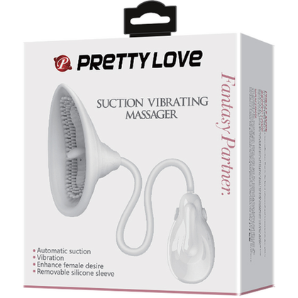 Introducing the SensaPleasure Silicone Pussy Suction Cup Massager - Model XJ-5000: The Ultimate Pleasure Enhancer for Women, Focusing on Clitoral Stimulation in a Luxurious Pink Hue