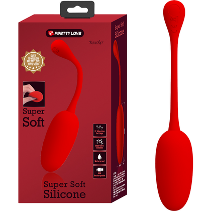Pretty Love Silicone Vibrating Egg Knucker 12-function Vibrator for Women - Clitoral Stimulation - Soft Pink