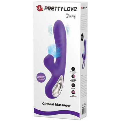 Introducing the SensaSilk Rechargeable Jersey Purple Vibrating Pleasure Top - Adult Naughty Store