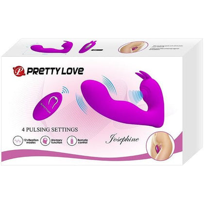 Prettylove Rechargeable Josephine G-Spot and Clitoral Massager (Purple)