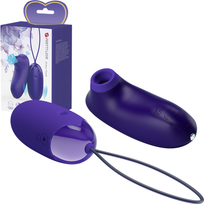Introducing the sophisticated pleasure of Elap's Rechargeable Orthus - Youth Vibrating Egg & Tapping Stimulator for Women in Luxurious Purple- the Ultimate Pleasure Companion!