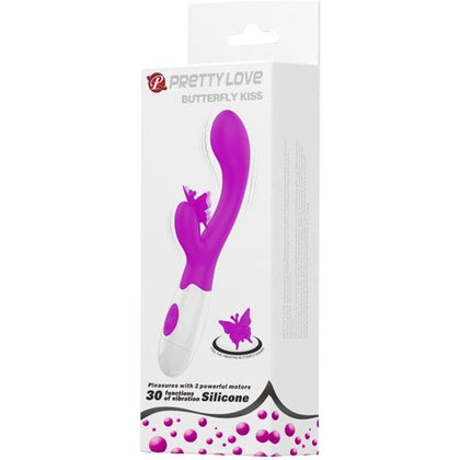 Pretty Love Butterfly Kiss Vibrator - Intense G-Spot and Clitoral Stimulation for Women - Purple