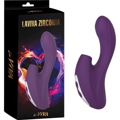 Laviva Zirconia Purple Multi-Function Sucking, Knocking & Vibrating Waterproof Sex Toy - Model Z10 - For Ultimate Pleasure and Sensual Satisfaction