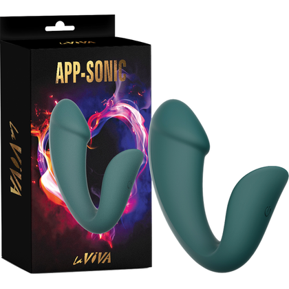 Laviva App-Sonic Teal Vibrating G-Spot Stimulator - Model LS-10: Ultimate Pleasure for Her