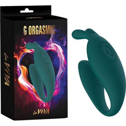 LaViva G Orgasmic Teal Multi-Function Rechargeable Vibrating G-Spot Stimulator