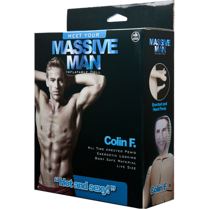 Introducing the Colin F Men's Chronograph Watch CF-123 in Classic Black - Adult Naughty Store