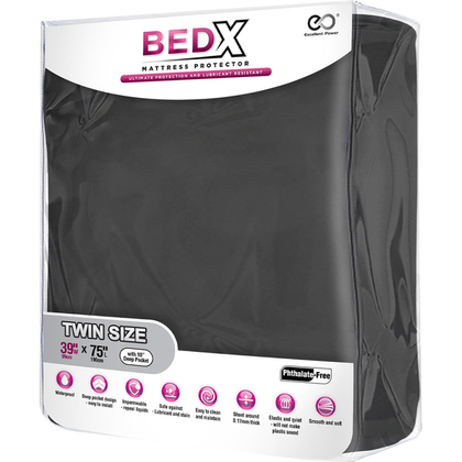 Bed X Waterproof Mattress Protector - Twin Size (99cm x 190cm)