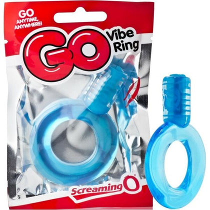 Introducing the Screaming O GO Vibe Ring (Blue): The Ultimate Disposable Vibrating Erection Ring for Intense Pleasure - Adult Naughty Store