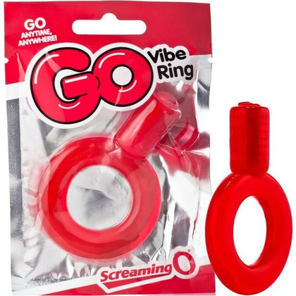 Introducing the Screaming O GO Vibe Ring: The Ultimate Disposable Vibrating Erection Ring for Enhanced Pleasure and Performance (Red) - Adult Naughty Store