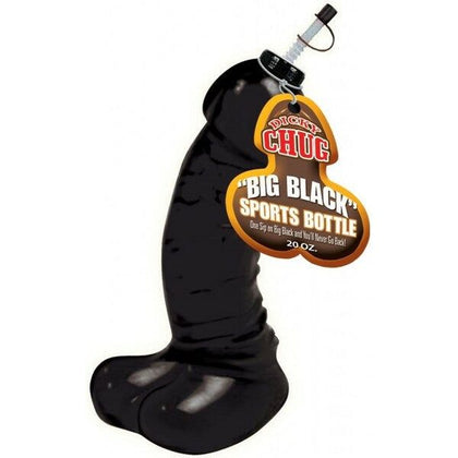 Dicky Chug 20 oz Glow In The Dark Sports Bottle - Pleasureful Sucking Toy for All Genders - Model DC-20 - Black