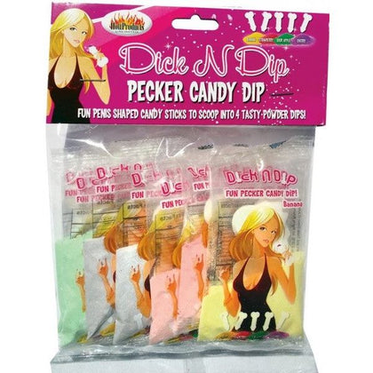Fun & Flirty Pecker Candy Sticks with Sugar Powder - Single Bag