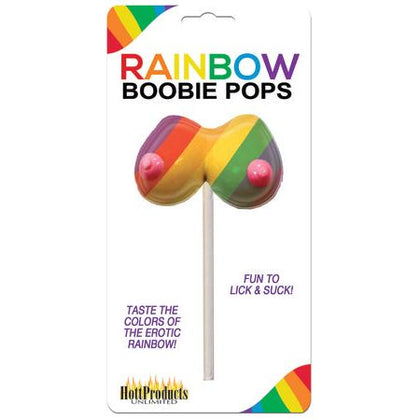 Introducing the Rainbow Boobie Candy Pop - A Deliciously Sensational Delight!