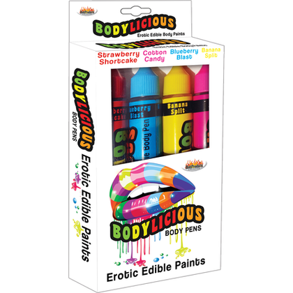 Introducing the Bodylicious Edible Body Paint Pens - The Ultimate Sensual Indulgence for Intimate Play