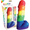 Rainbow Pecker Party Candle - Vibrant 7