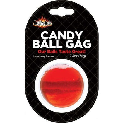 Strawberry Flavored Candy Ball Gag - The Sensual Delight by Candylicious - Adult Naughty Store