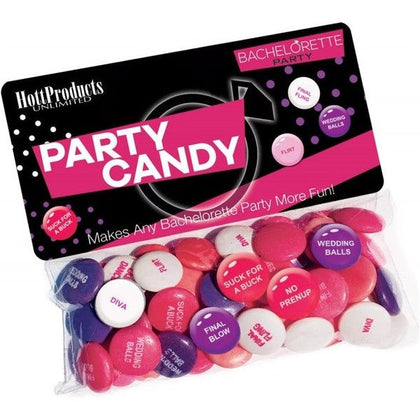 Bachelorette Party Pecker Candy - Assorted Flavors and Funny Sayings