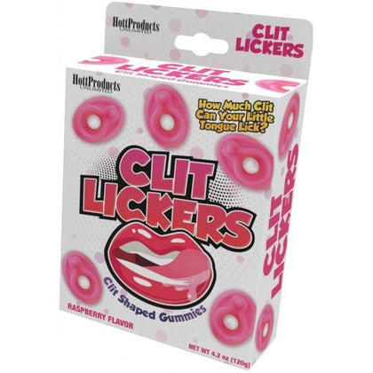 Introducing the Clit Lickers Sensational Strawberry Flavored Clit Shaped Gummies - Irresistible Delights for Your Taste Buds - Adult Naughty Store