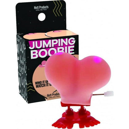 Wind-Up Jumping Boobie Toy - Hilarious Adult Party Gag - Model BJT-2021 - Unisex - Fun for All - Pink