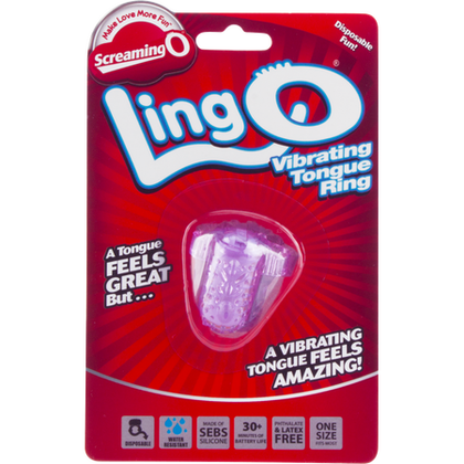 Screaming O Ling O Vibrating Tongue Ring - Lavender