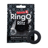 Screaming O RingO Ritz Liquid Silicone Cock Ring - Model XR-500 - Male - Enhances Pleasure - Black