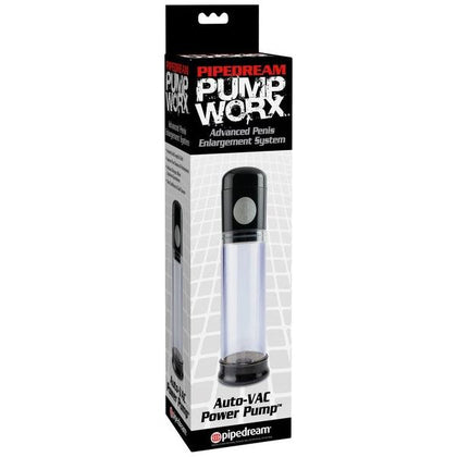 Auto-VAC Power Pump - Professional-Grade Hands-Free Penis Enlargement Device, Model AVP-5000, Male Pleasure Enhancement, Clear/Black