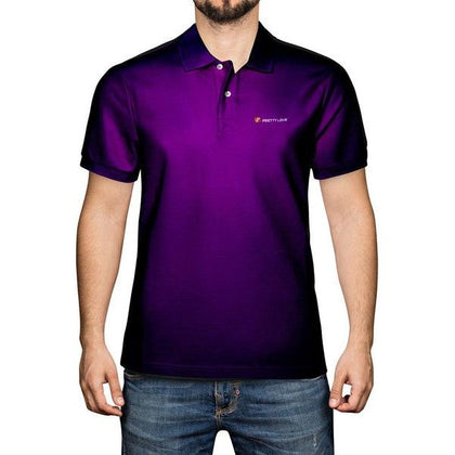 Pretty Love Polo Shirt 2XL - Vibrating Pleasure Polo Shirt for Men - Model PL-2XL - Purple