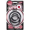 Introducing the True Silicone® RingO Pro X3 Triple Pack - Ultimate Pleasure Cock Rings for Men - Model X3 - Enhance Your Intimate Experience - Available in Multiple Sizes and Colors - Adult Naughty Store