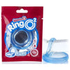 Introducing the Ring O 2 Double Pleasure Penis Ring with Testicle Support - Model R2DPS-001 - for Men - Enhanced Sensations and Pleasure - Black - Adult Naughty Store