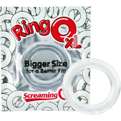 Introducing the Clear RingO XL: The Ultimate Erection-Enhancing Pleasure Ring for Longer-Lasting, More Satisfying Sex - Adult Naughty Store