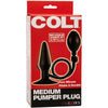 COLT Medium Pumper Plug™ - The Sensual Silicone Inflatable Anal Pleasure Enhancer for Him and Her (Model: MP-5000) - Black - Adult Naughty Store