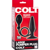 COLT Large Pumper Plug™ - The Ultimate Silicone Inflatable Anal Pleasure Enhancer for Men - Model LP-5000 - Intensify Your Sensations - Deep Black - Adult Naughty Store