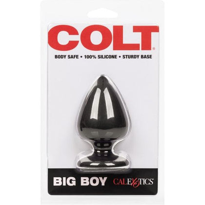 COLT Big Boy™ Silicone Anal Plug - Model XXL for Sensual Pleasure - Men's Pleasure Toy - Deep Black - Adult Naughty Store