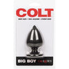 COLT Big Boy™ Silicone Anal Plug - Model XXL for Sensual Pleasure - Men's Pleasure Toy - Deep Black - Adult Naughty Store