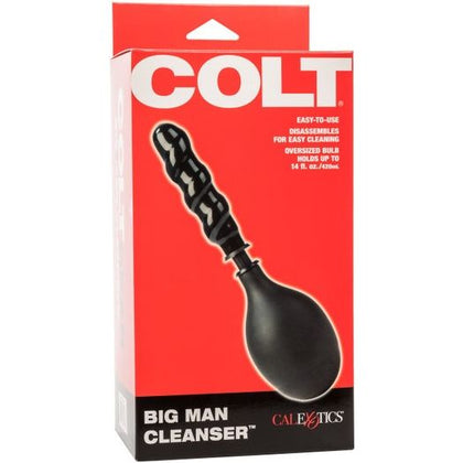 COLT Big Man Cleanser - Spiral Probe Anal Douche for Men - Model BM-500 - Intense Pleasure - Black