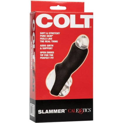 Colt Slammer Penis Extender Sleeve - Model X1: Ultimate Male Pleasure Enhancer for Jaw-Dropping Girth Enlargement - Designed for Men - Intense Sensations and Support - Black - Adult Naughty Store