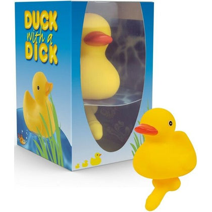 Quacktastic Pleasure: Duck With A Dick - Model D-69 - Unisex - Anal Stimulation - Sunny Yellow
