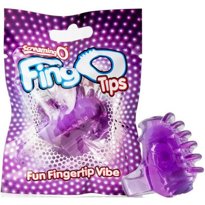 FingO Tips Micro Massager - Mini Vibrating Finger Pleasure Toy for Couples - Model FT-001 - Unisex - Intimate Enhancement - Pink