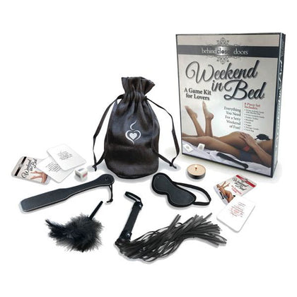 Introducing the Sensual Pleasures Weekend in Bed Game Kit - The Ultimate Passionate Escape for Couples - Adult Naughty Store