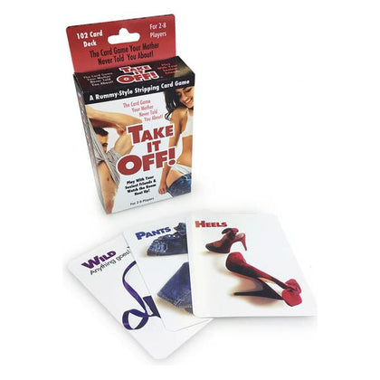 Adult Naughty Store: Naughty Rummy Stripping Card Game - A Sensual Twist for Adults - Model: NS-104 - For Couples - Explore Pleasure and Unleash Desires - Seductive Black and Red