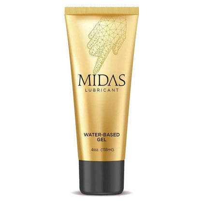 Midas Water Based Gel Lubricant - Sensation-Enhancing Gel for Smooth and Comfortable Intimacy - Model MX200 - Unisex - Suitable for All Areas of Pleasure - Clear