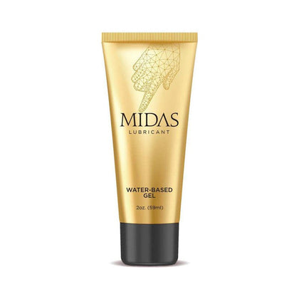 Midas Water Based Gel Lubricant - Premium Pleasure Enhancer for Intimate Moments - Model X123 - Unisex - Ultimate Glide for Sensual Bliss - Crystal Clear