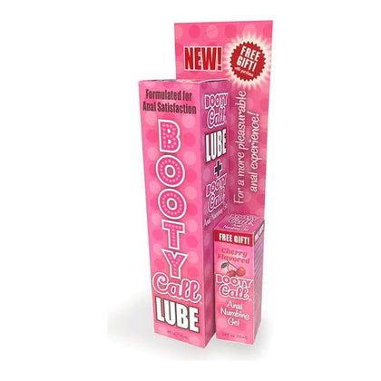Booty Call Lube Duo - Cherry Flavoured Lubricant with Booty Call Numbing Gel Sample