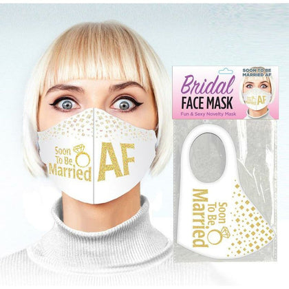 Introducing the Sensual Pleasures Bridal Face Mask - Soon To Be Married AF - Adult Naughty Store