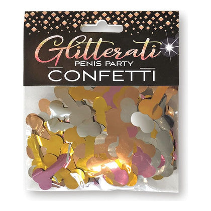 Introducing Glitterati - Confetti: Metallic Penis Confetti for Party Decoration and Fun Throwing - Adult Naughty Store