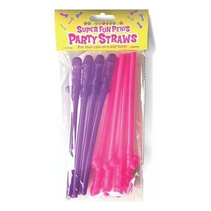 Introducing the Super Fun Penis Party Straws - Reusable Plastic Straws for Festive Celebrations! - Adult Naughty Store