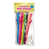 Super Fun Penis Party Straws Model X8 Unisex Oral Pleasure Multi-Coloured - Adult Naughty Store