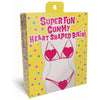 Introducing Frisky Heart-shaped Gummy Bikini - Model HB-01 - Unisex, Oral Stimulation, Red - Adult Naughty Store